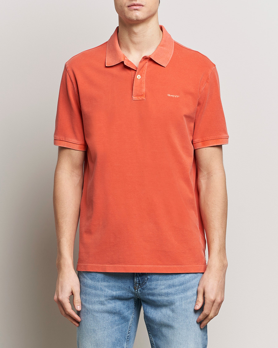 Herren | Poloshirts | GANT | Sunbleached Polo Burnt Orange
