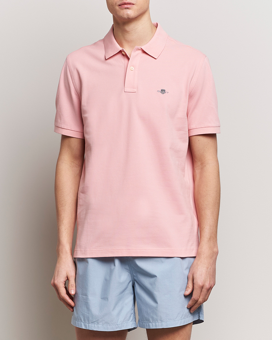 Herren | Kurzarm-Poloshirts | GANT | The Original Polo Bubblegum Pink