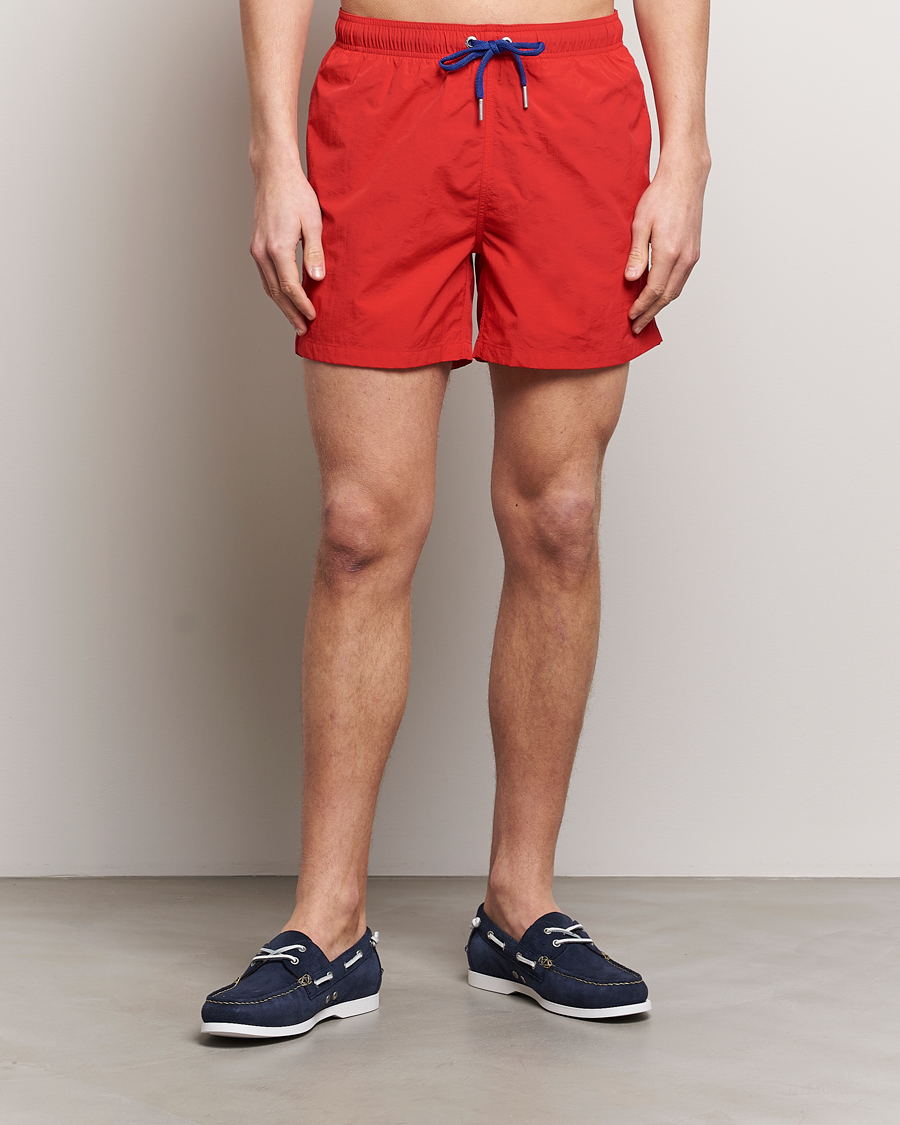 Herren | Badehosen | Gant | Basic Swimshorts Bright Red