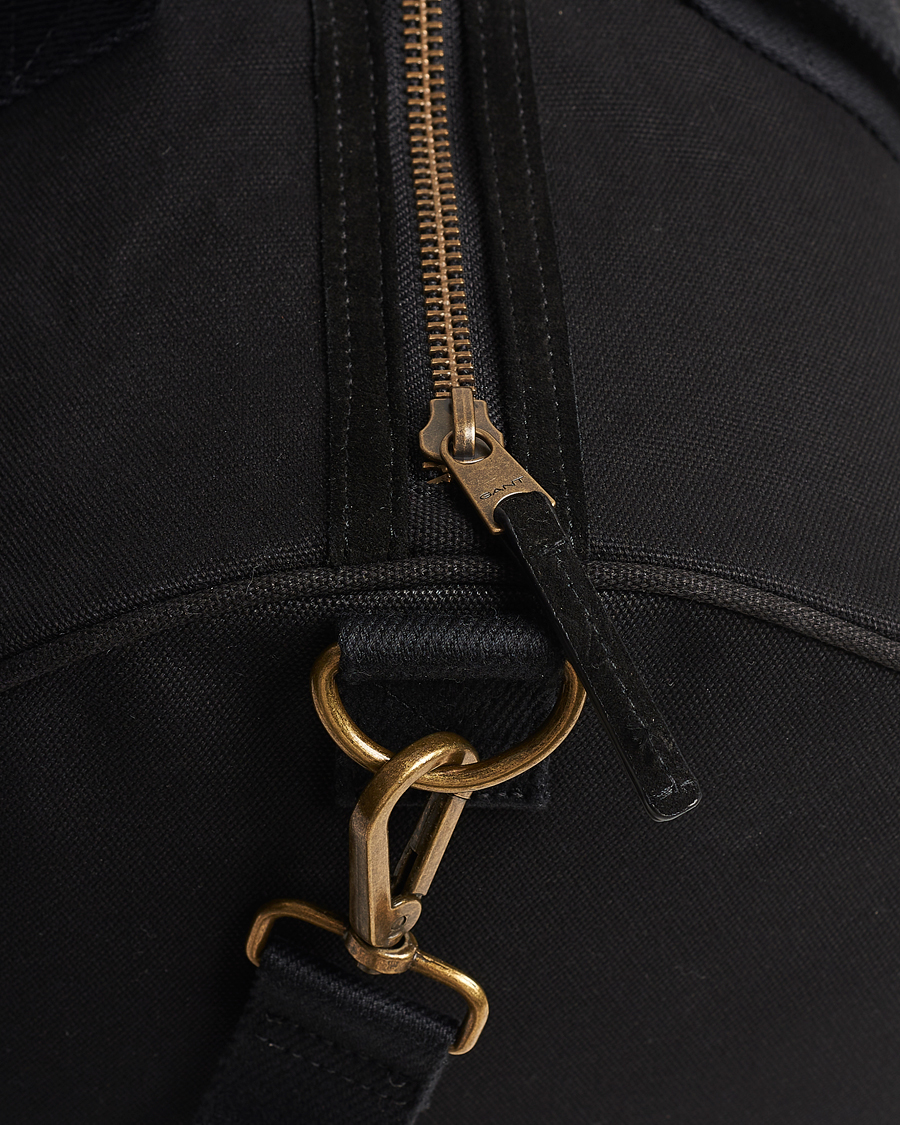 Herren | GANT Tonal Shield Duffle Bag Ebony Black | GANT | Tonal Shield Duffle Bag Ebony Black