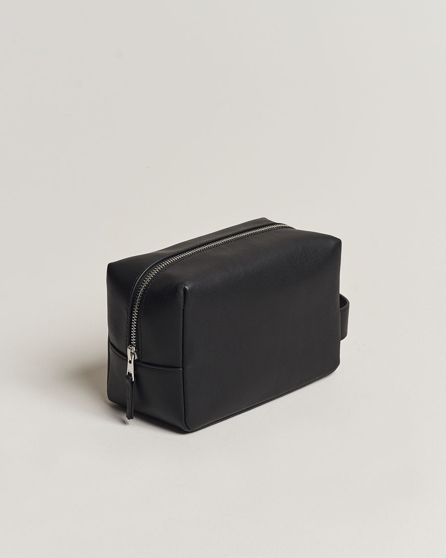 Herren | Taschen | GANT | Leather Wash Bag Black
