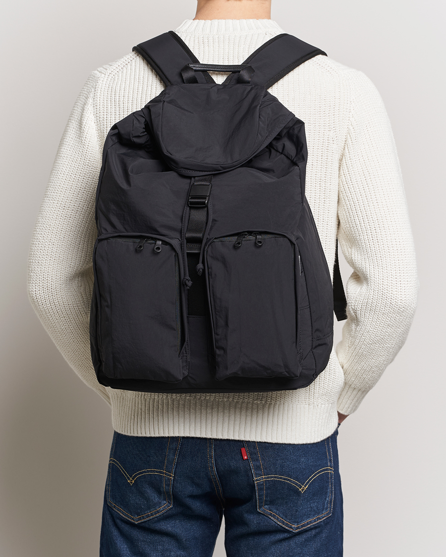 Herren | mazi untitled All Day 05 Nylon Backpack Black | mazi untitled | All Day 05 Nylon Backpack Black