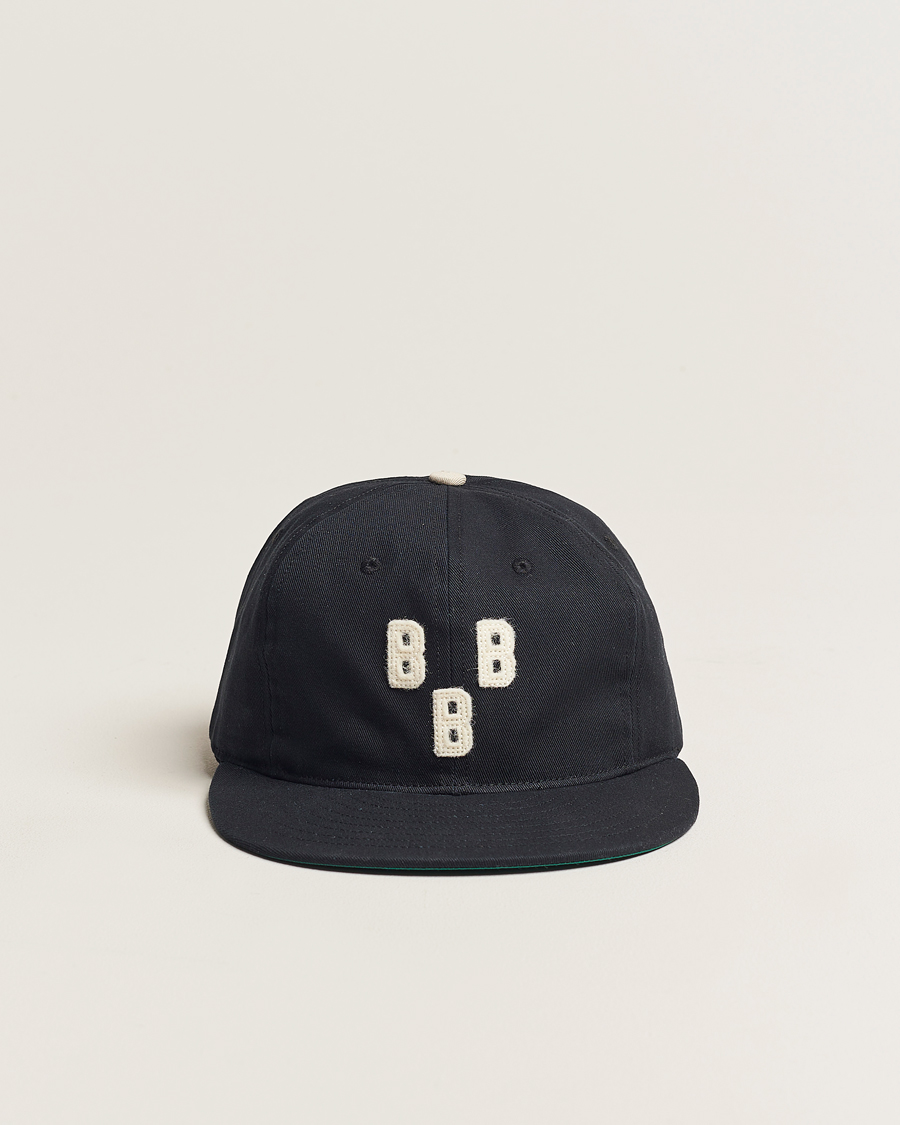 Herren | Ebbets Field Flannels Made in USA Birmingham Black Barons Vintage Cap Black | Ebbets Field Flannels | Made in USA Birmingham Black Barons Vintage Cap Black
