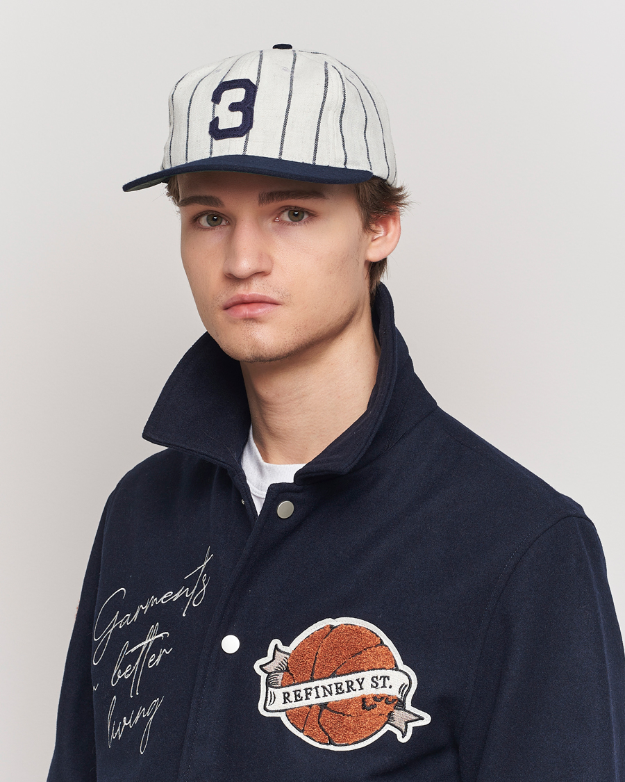 Herren | Ebbets Field Flannels Made in USA Babe Ruth 1932 Signature Series Cap White | Ebbets Field Flannels | Made in USA Babe Ruth 1932 Signature Series Cap White