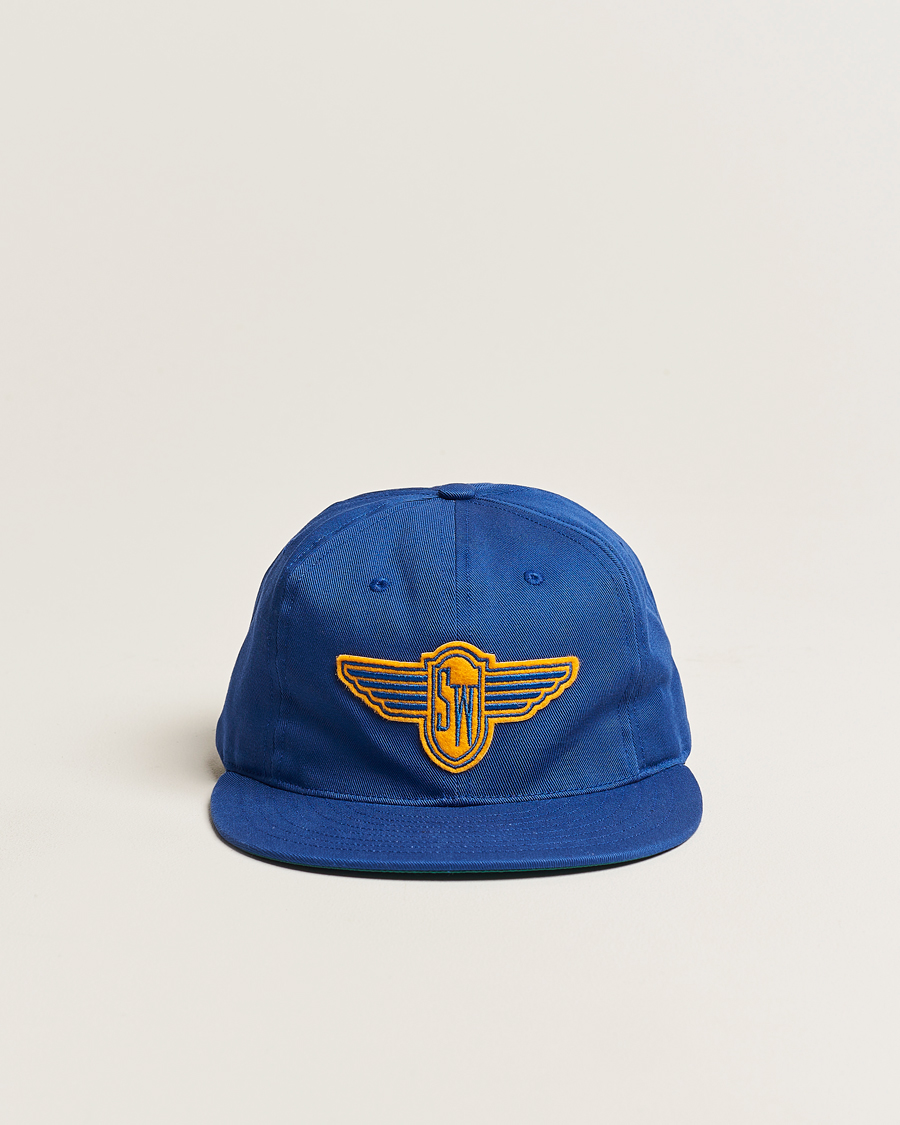 Herren | Ebbets Field Flannels Made in USA Stewart-Warner 1930 Vintage Cap Blue | Ebbets Field Flannels | Made in USA Stewart-Warner 1930 Vintage Cap Blue
