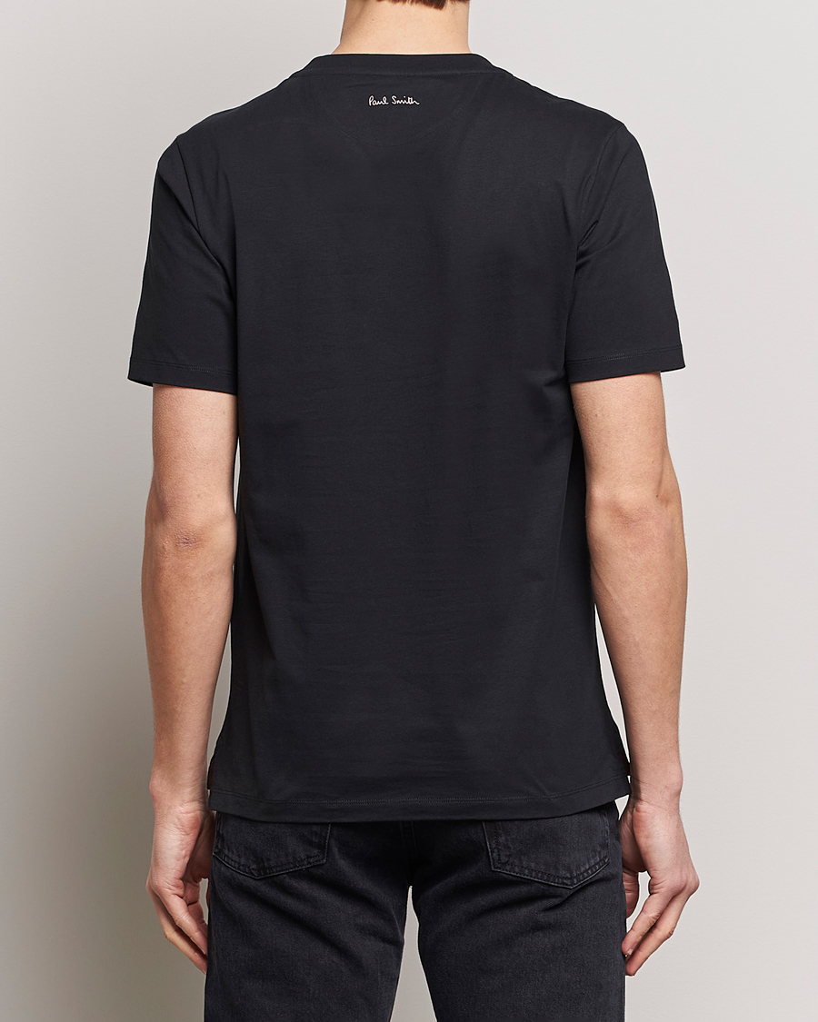 Herren | T-Shirts | Paul Smith | Organic Cotton Logo Crew Neck T-Shirt Black