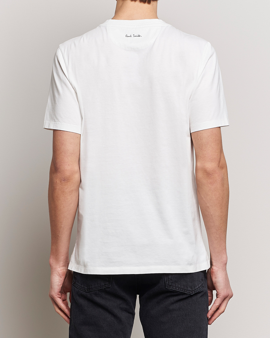 Herren | T-Shirts | Paul Smith | Organic Cotton Printed T-Shirt White