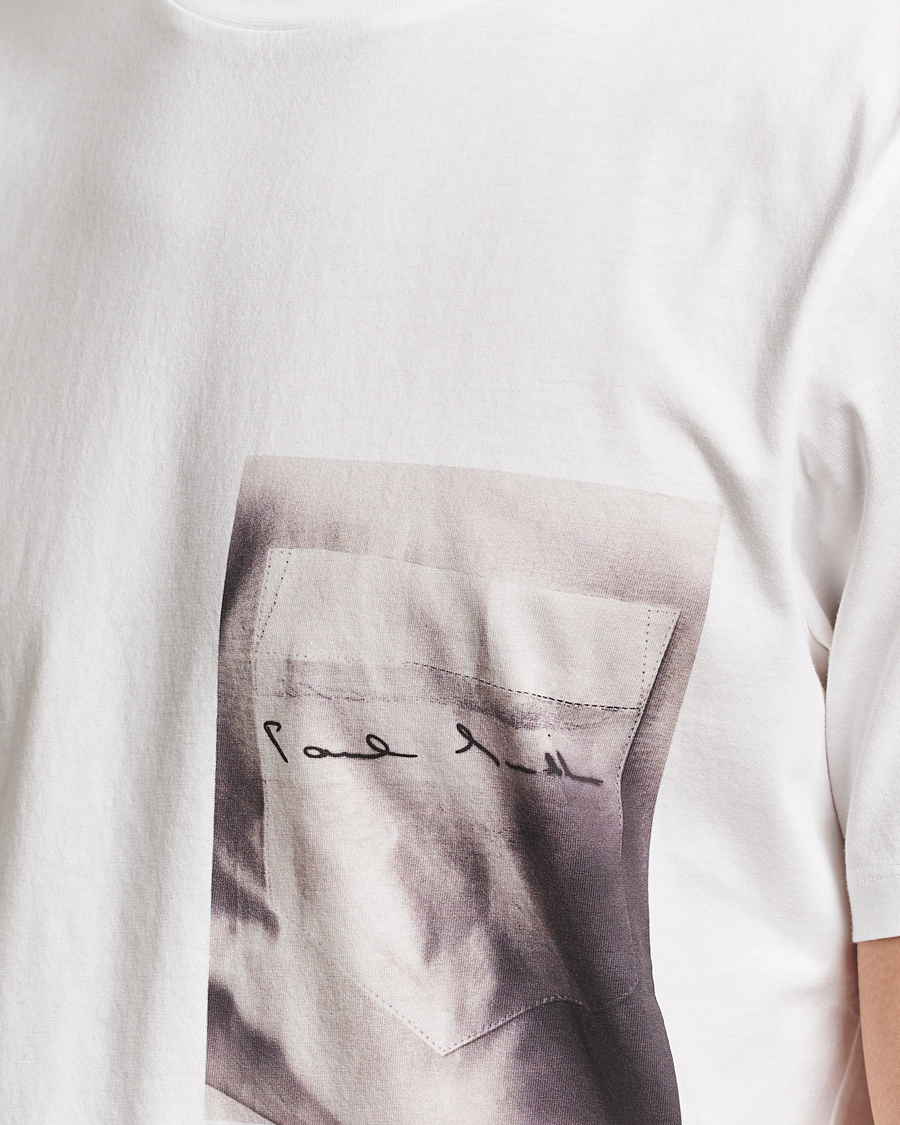Herren | T-Shirts | Paul Smith | Organic Cotton Printed T-Shirt White