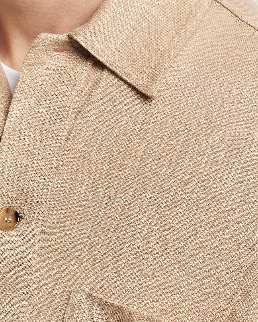 Herren | Hemden | Paul Smith | Linen Jersey Shirt Beige
