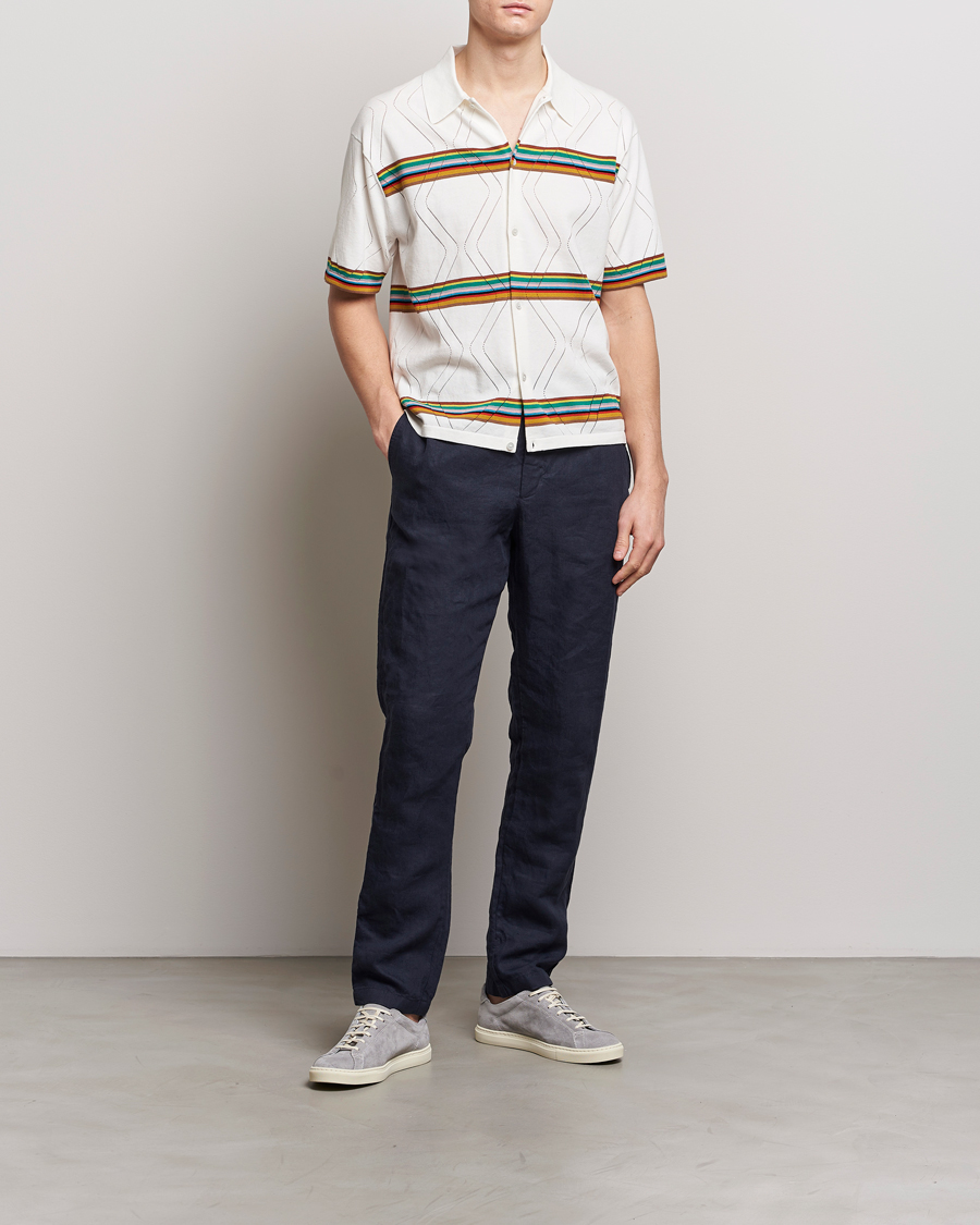 Herren | Hemden | Paul Smith | Cotton Knitted Short Sleeve Shirt White