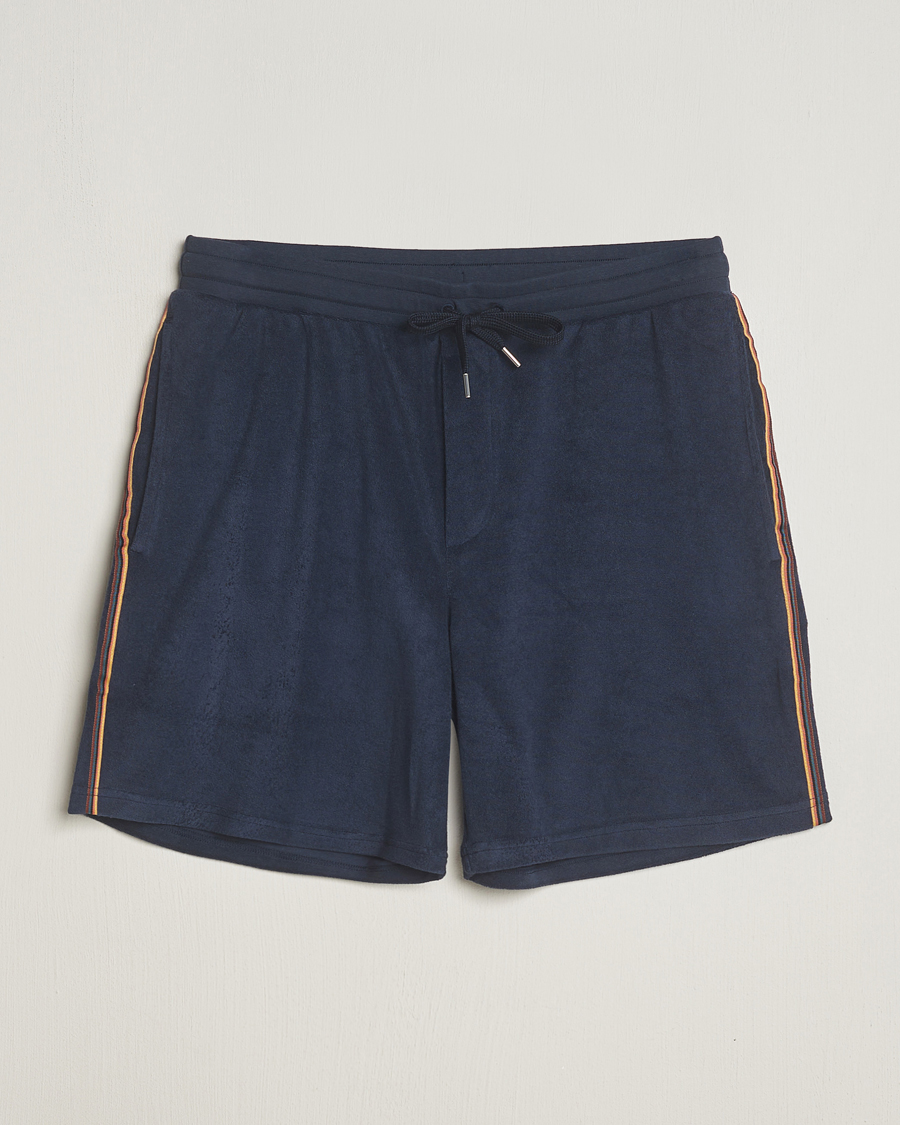 Herren | Shorts | Paul Smith | Stripe Towelling Shorts Navy