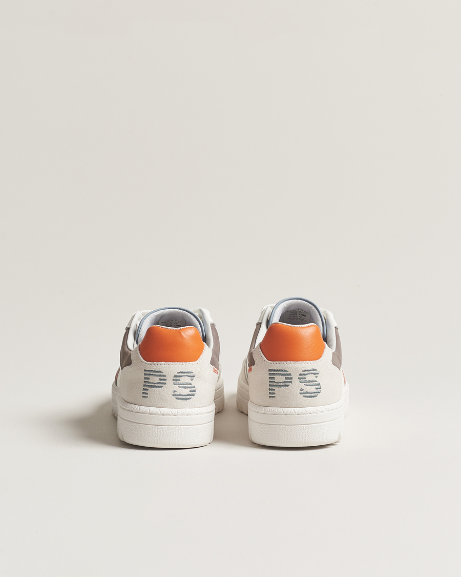 Herren | PS Paul Smith Ellis Leather/Suede Sneaker White | PS Paul Smith | Ellis Leather/Suede Sneaker White