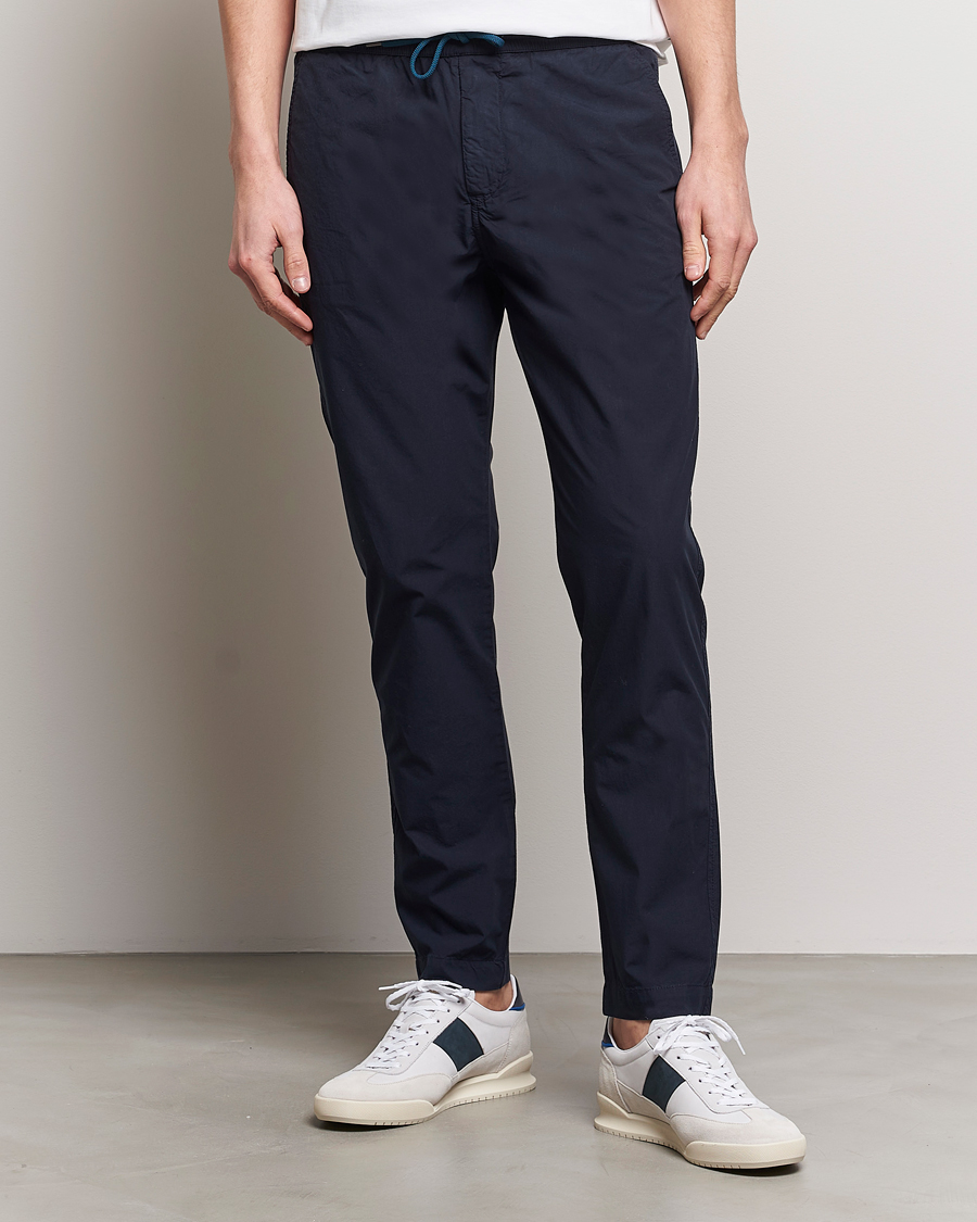 Herren | Hosen | PS Paul Smith | Cotton Drawstring Trousers Navy