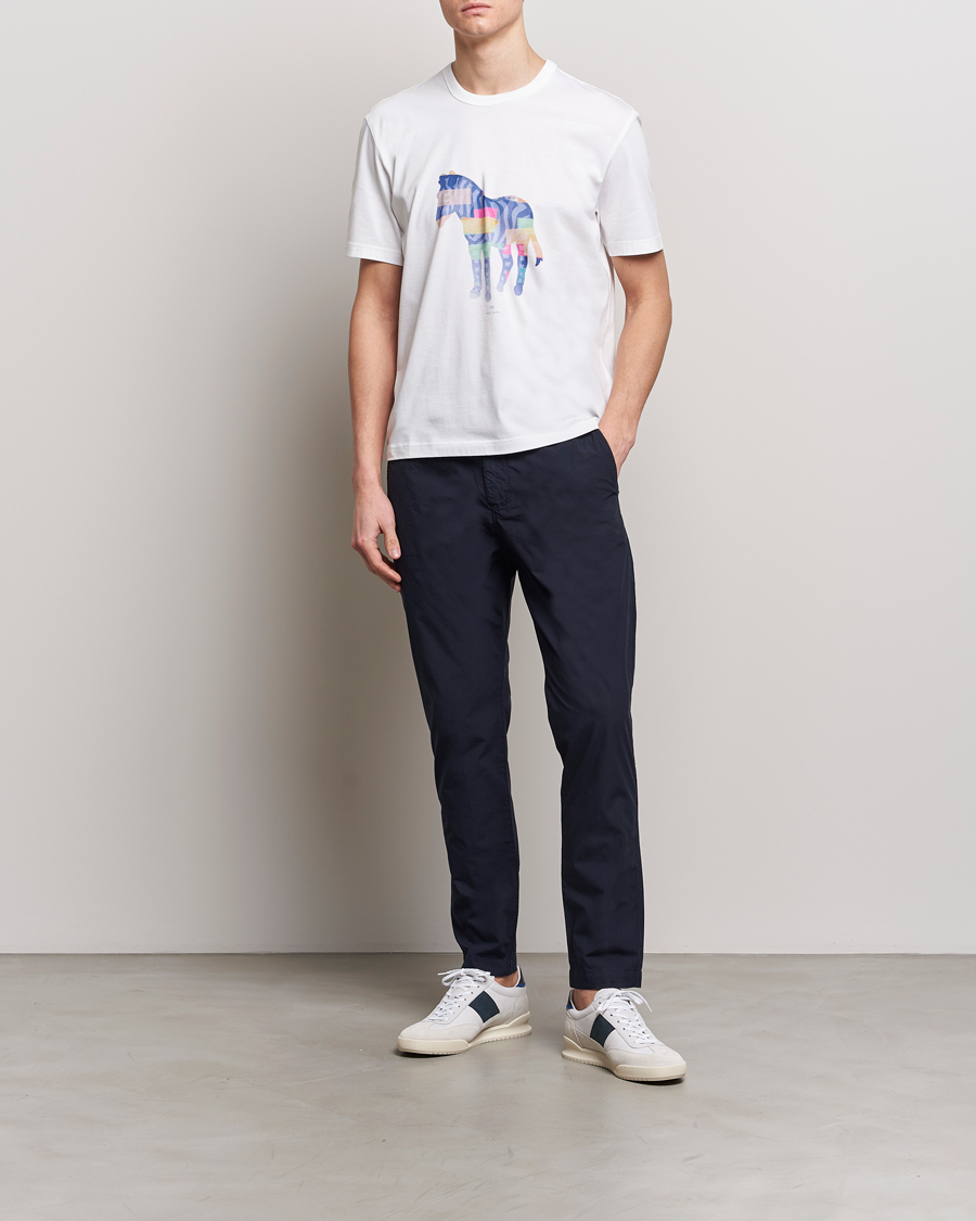 Herren | T-Shirts | PS Paul Smith | Organic Cotton Zebra Crew Neck T-Shirt White
