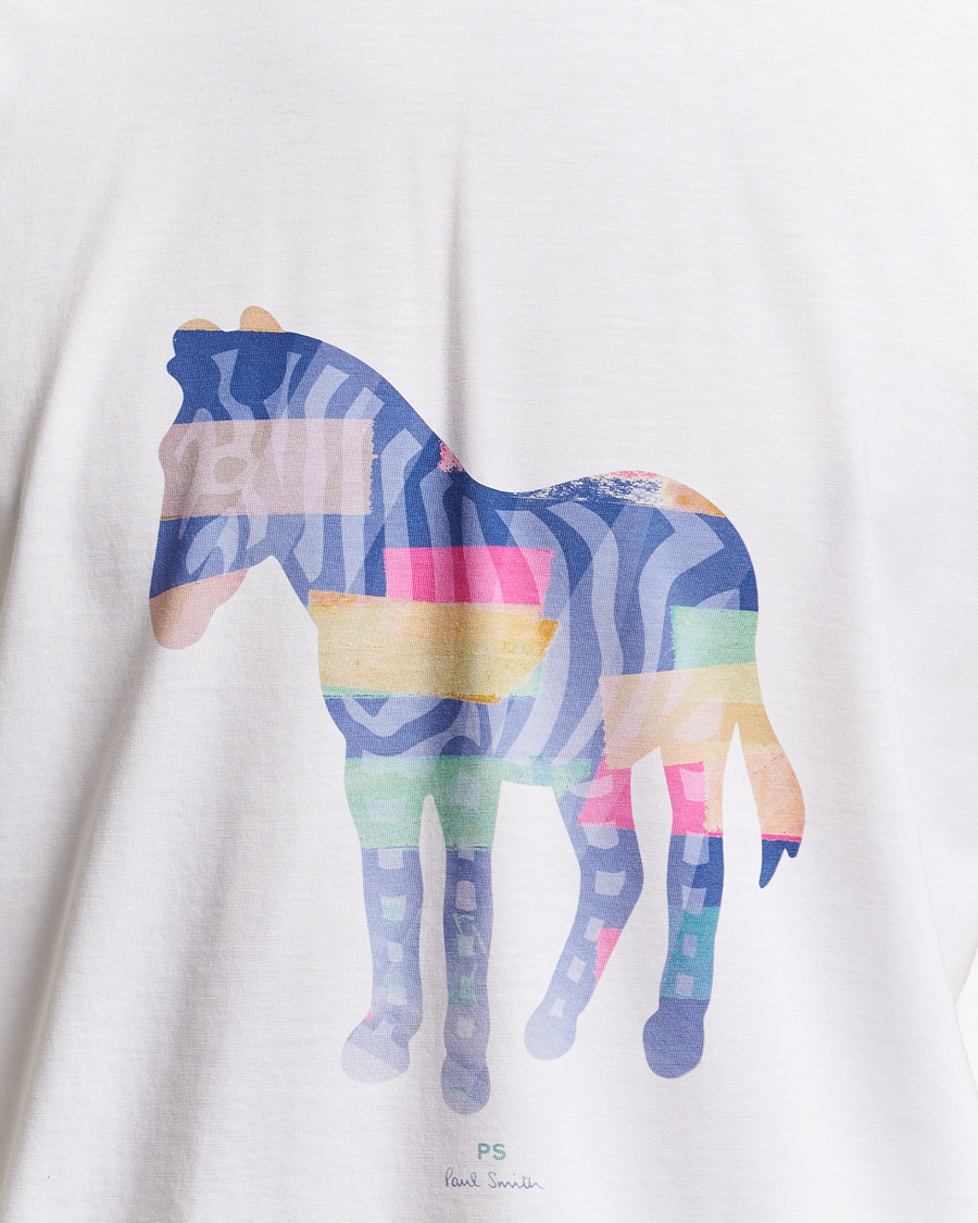 Herren | T-Shirts | PS Paul Smith | Organic Cotton Zebra Crew Neck T-Shirt White