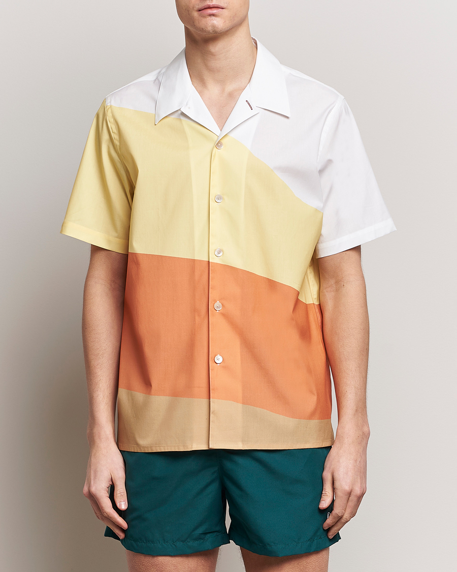 Herren | Paul Smith | PS Paul Smith | Blocksstriped Resort Short Sleeve Shirt Multi