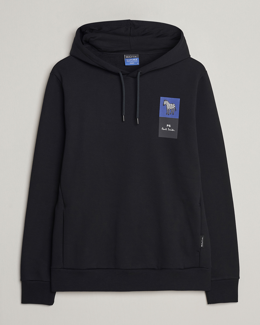 Herren | Pullover | PS Paul Smith | Zebra Hoodie Black