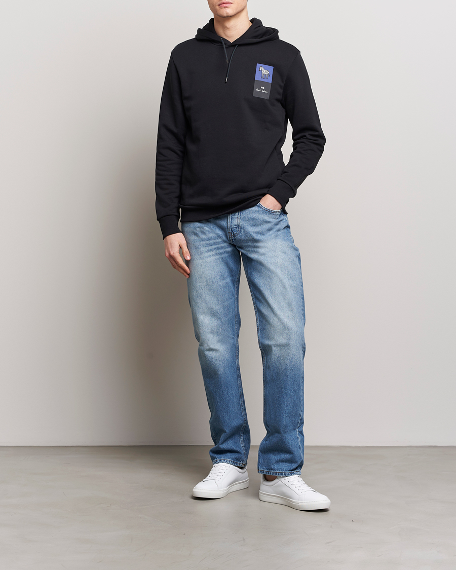 Herren | Pullover | PS Paul Smith | Zebra Hoodie Black