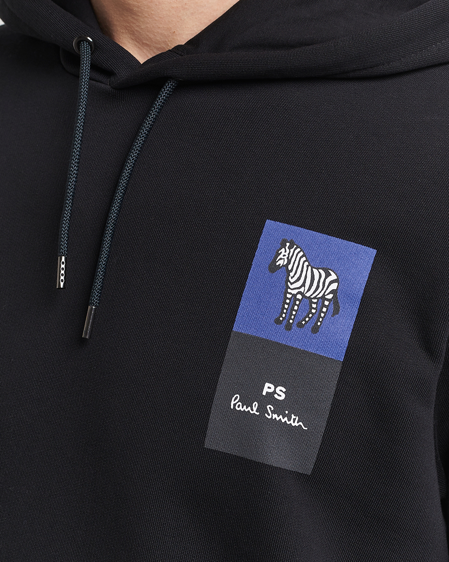 Herren | Pullover | PS Paul Smith | Zebra Hoodie Black