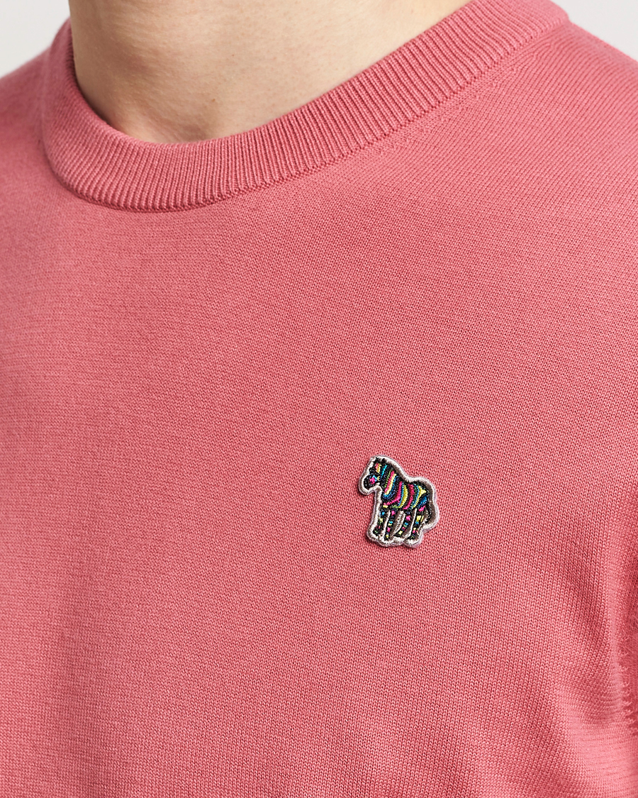 Herren | Pullover | PS Paul Smith | Zebra Cotton Knitted Sweater Faded Pink