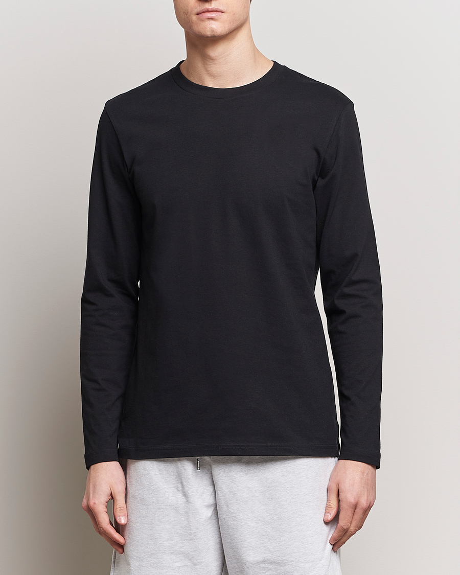 Herren | Langarm T-Shirt | Bread & Boxers | Long Sleeve T-Shirt Black