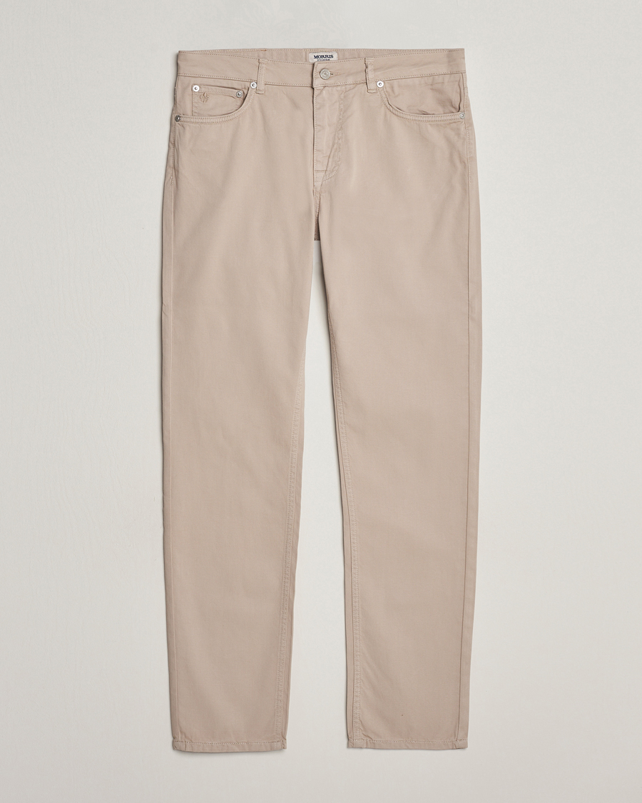 Herren | Hosen | Morris | James Structured 5-Pocket Trousers Khaki