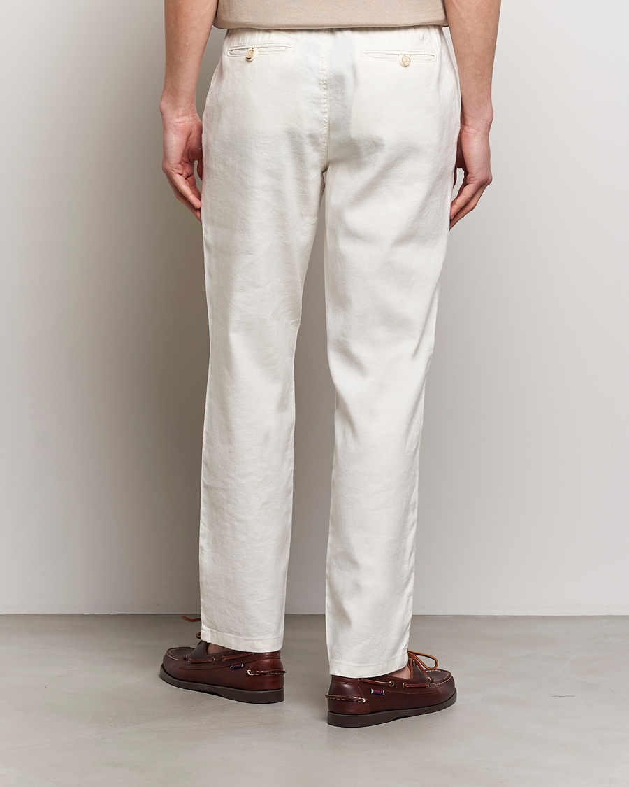 Herren | Hosen | Morris | Fenix Linen Slacks Off White