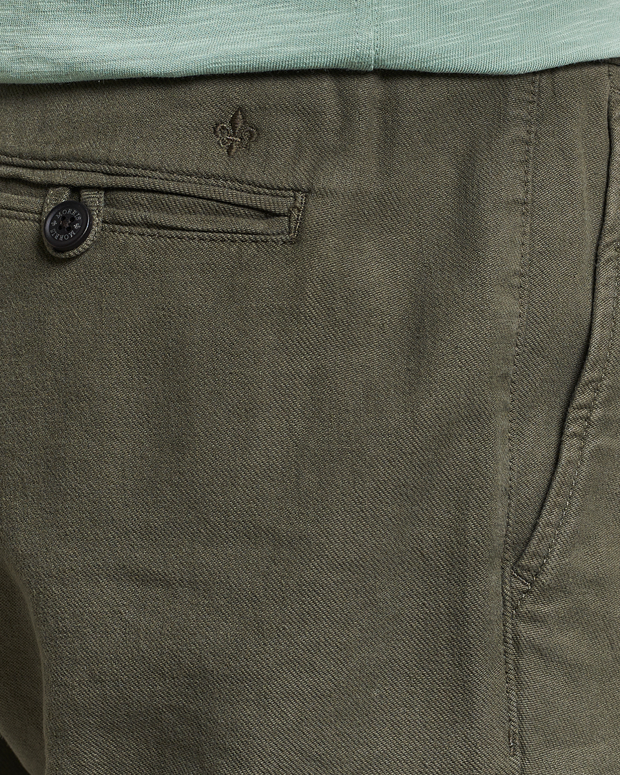 Herren | Hosen | Morris | Fenix Linen Slacks Olive
