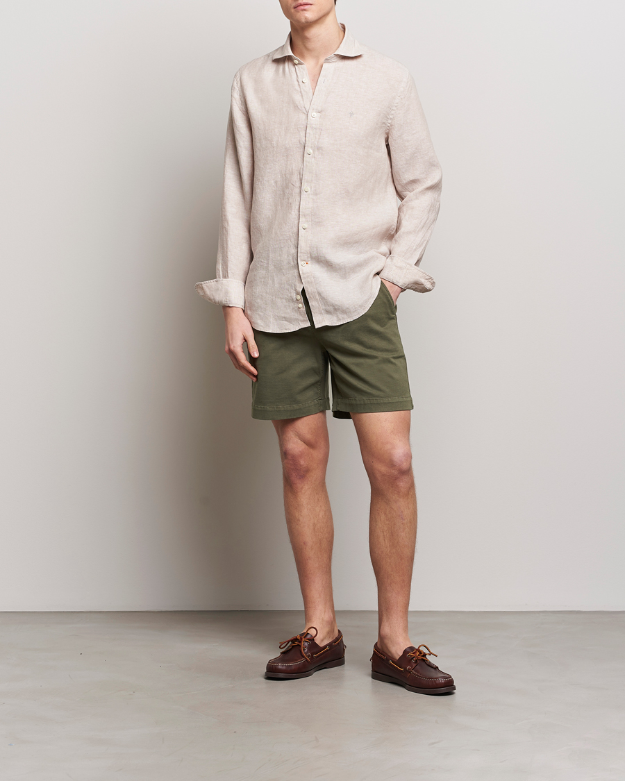 Herren | Shorts | Morris | Jeffrey Short Chino Shorts Olive