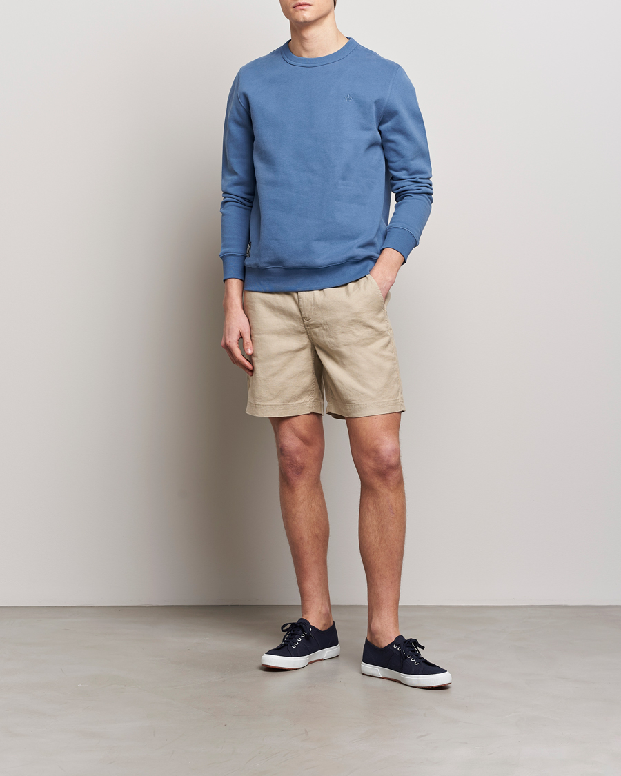 Herren | Pullover | Morris | Brandon Lily Sweatshirt Blue