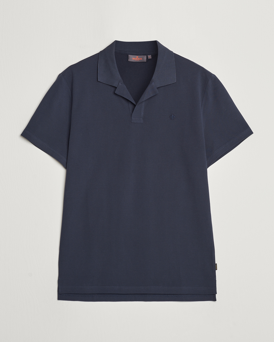 Herren | Poloshirts | Morris | Dylan Pique Shirt Old Blue