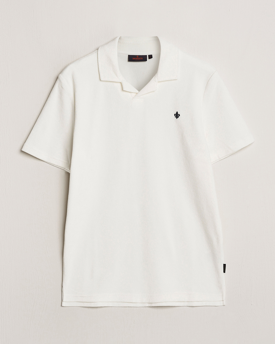 Herren | Poloshirts | Morris | Delon Terry Jersey Polo Off White