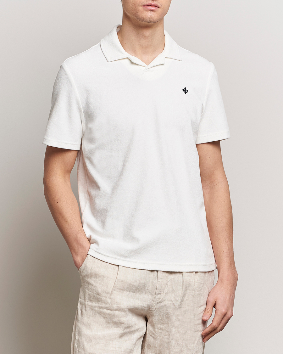 Herren | Poloshirts | Morris | Delon Terry Jersey Polo Off White