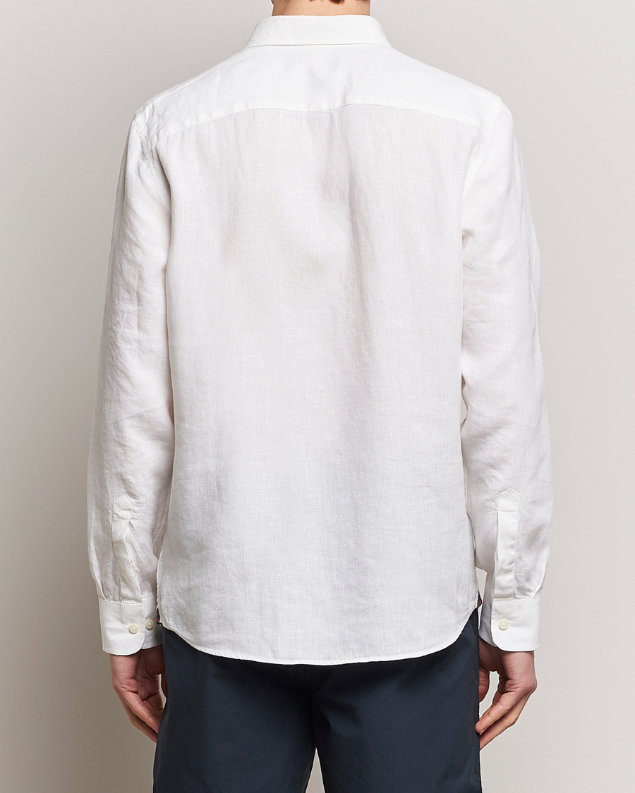 Herren | Hemden | Morris | Douglas Button Down Linen Shirt White