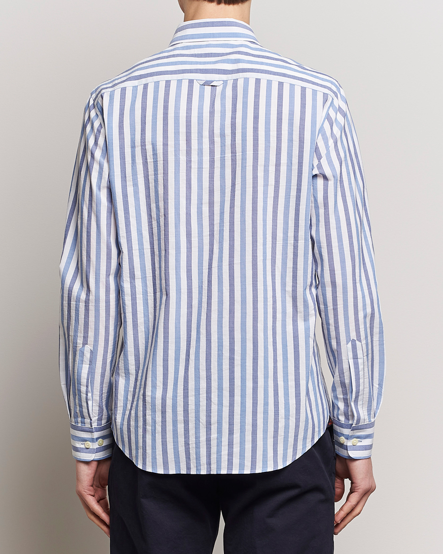Herren | Hemden | Morris | Summer Stripe Shirt Blue