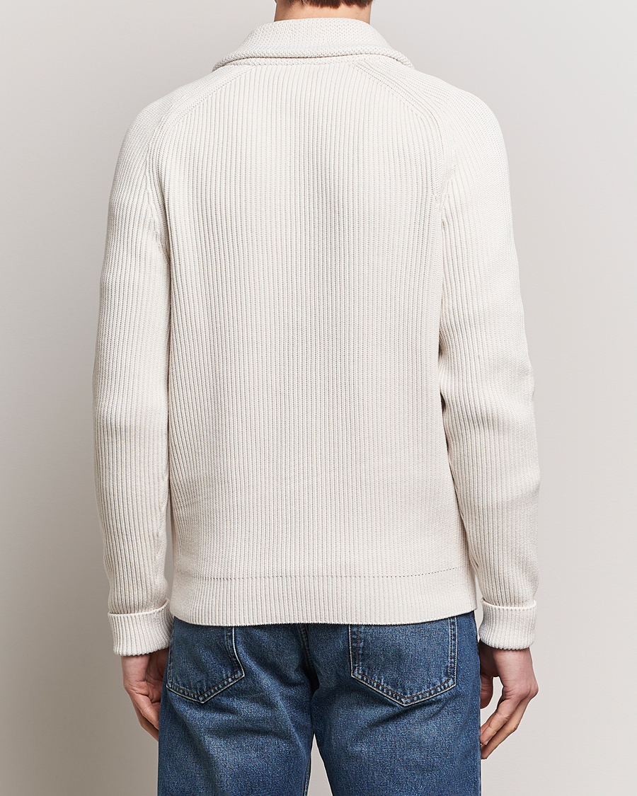 Herren | Pullover | Morris | Brayden Shawl Cardigan Off White