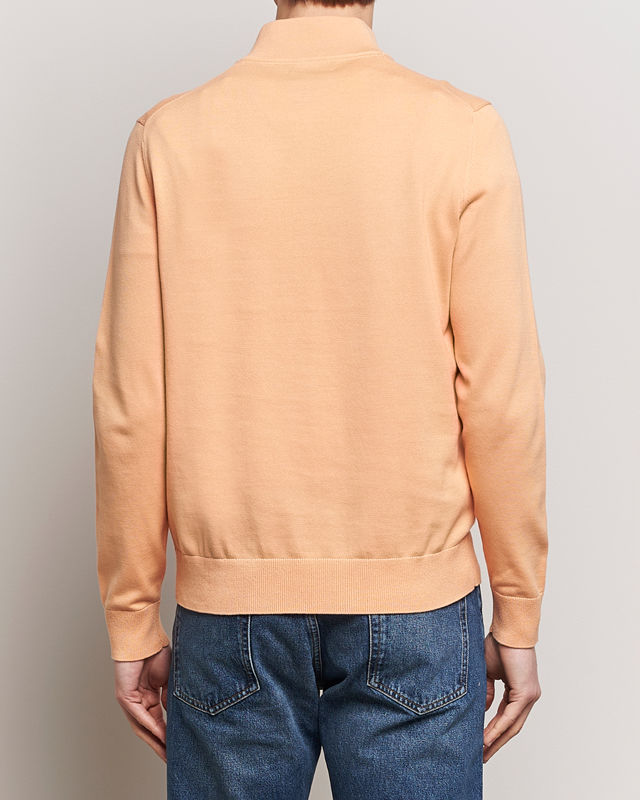 Herren | Pullover | Morris | Riley Cotton Half Zip Orange
