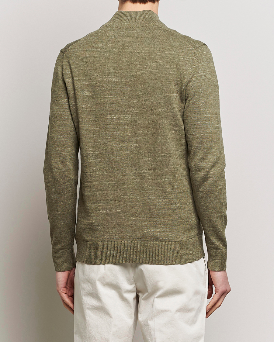 Herren | Pullover | Morris | Randall Cotton Half Zip Green