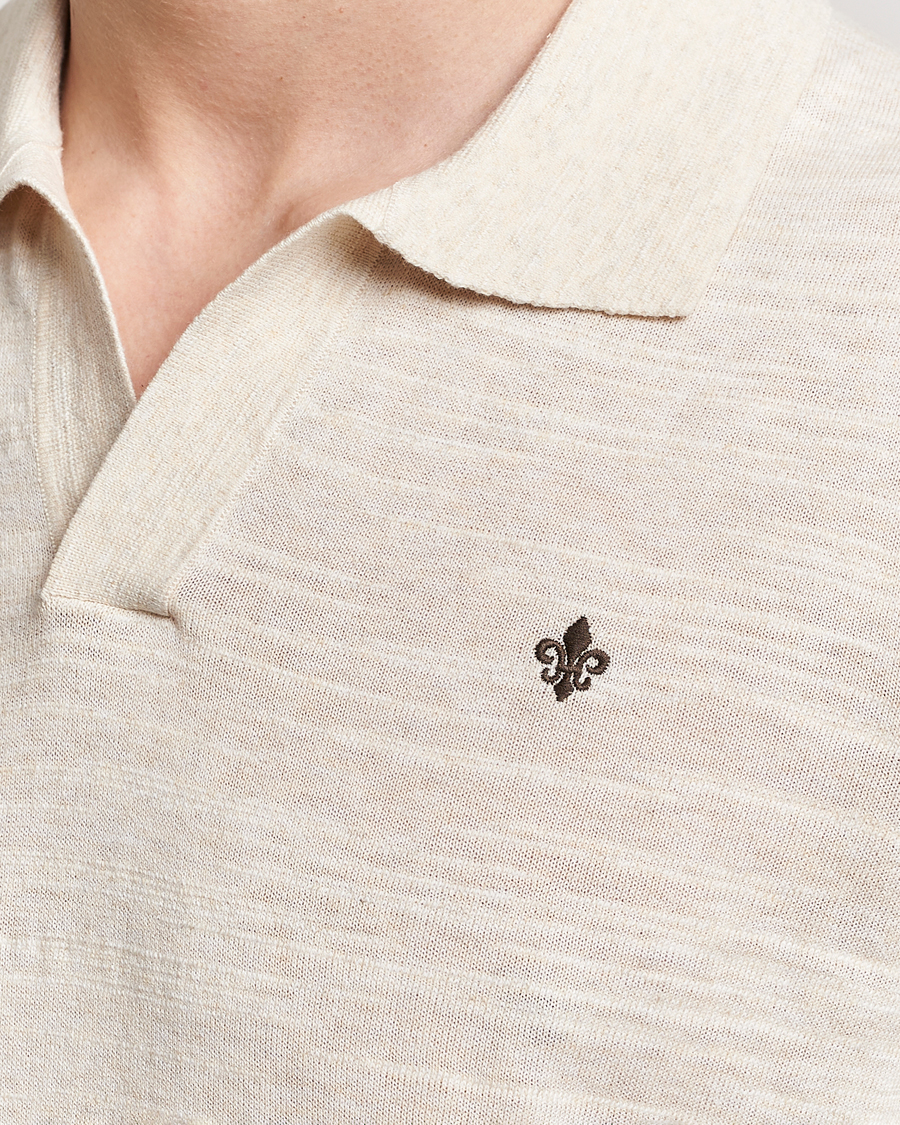 Herren | Poloshirts | Morris | Randall Slub Cotton Resort Polo Off White
