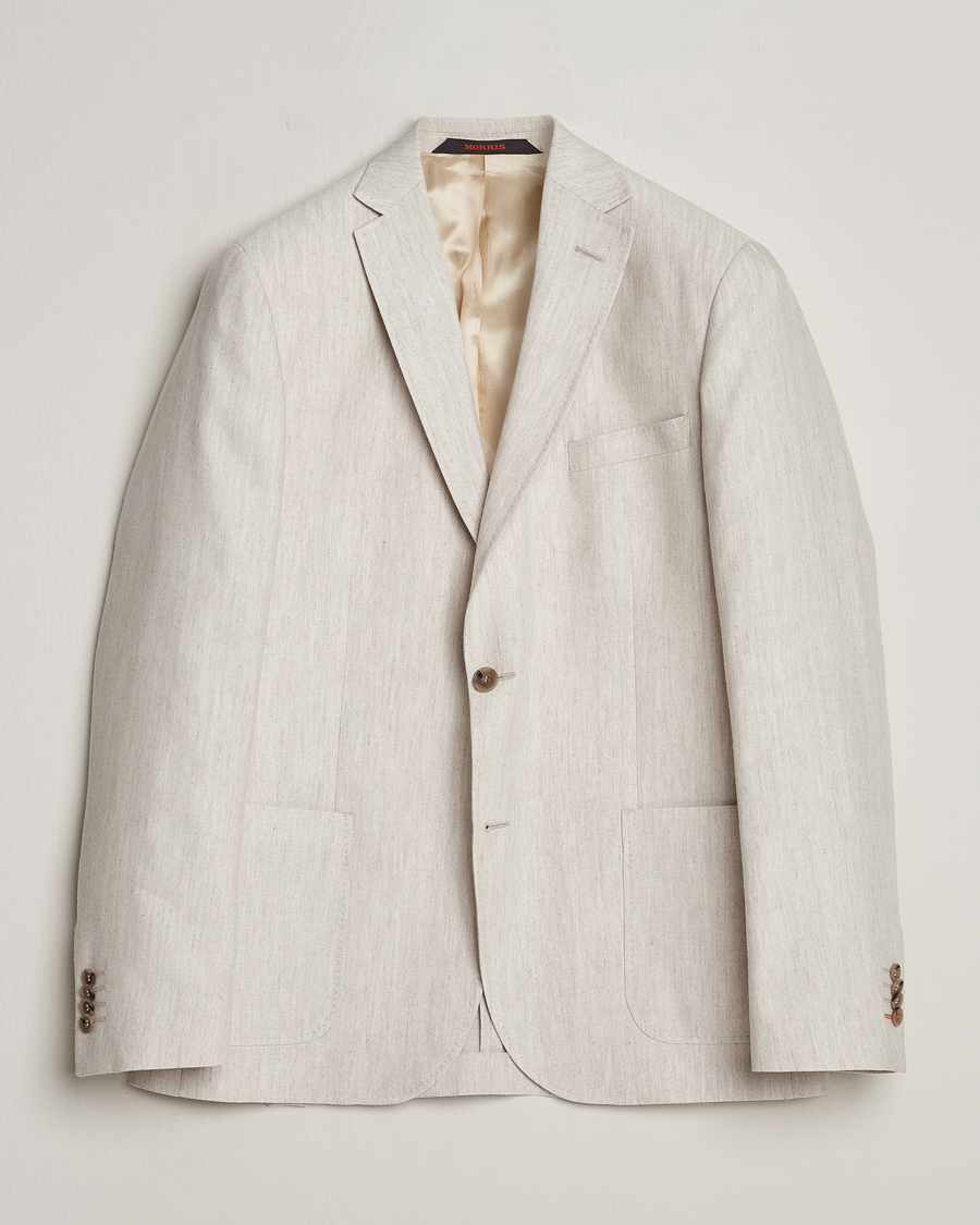 Herren | Sakkos | Morris | Archie Linen Blazer Khaki