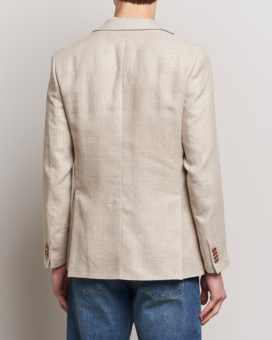 Herren | Sakkos | Morris | Archie Cotton Glencheck Blazer Khaki