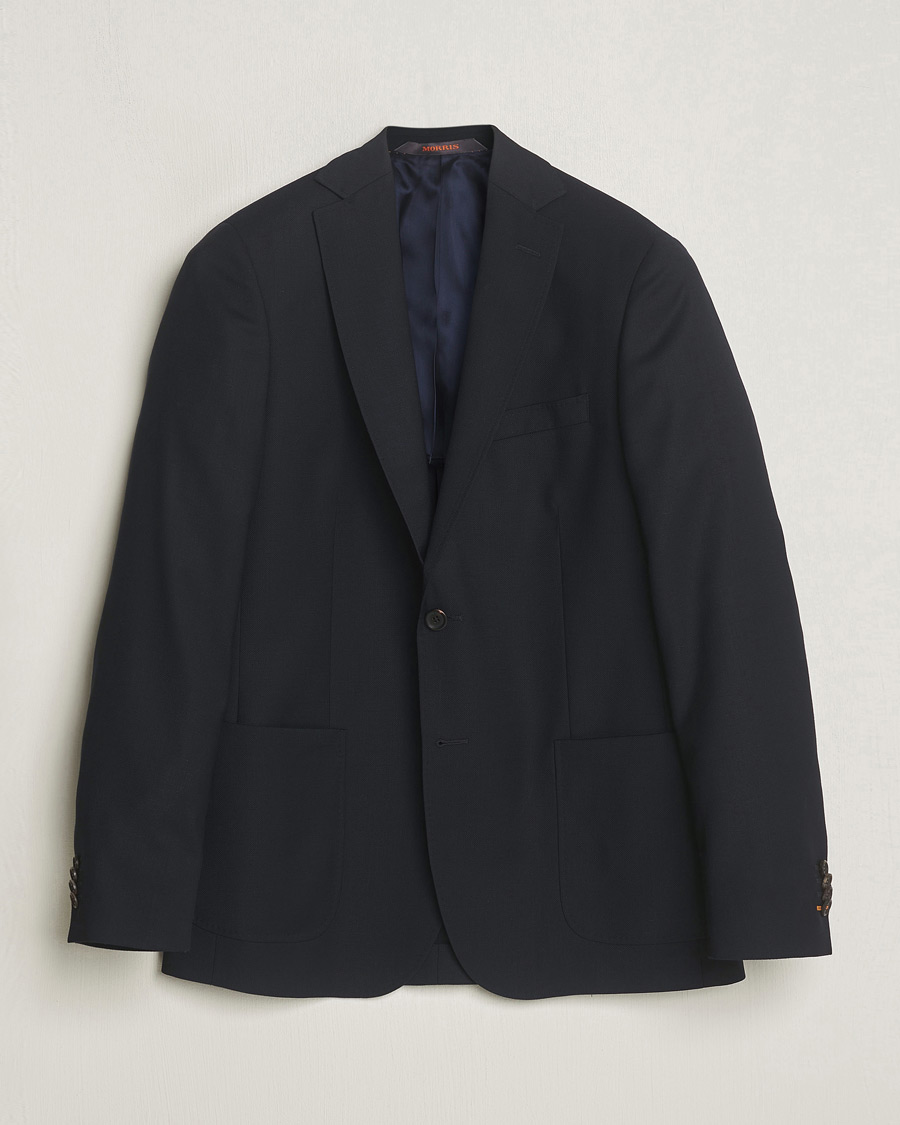Herren | Sakkos | Morris | Archie Navy Light Wool Blazer Navy
