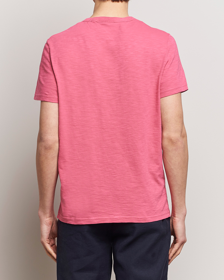 Herren | T-Shirts | Morris | Watson Slub Crew Neck T-Shirt Pink