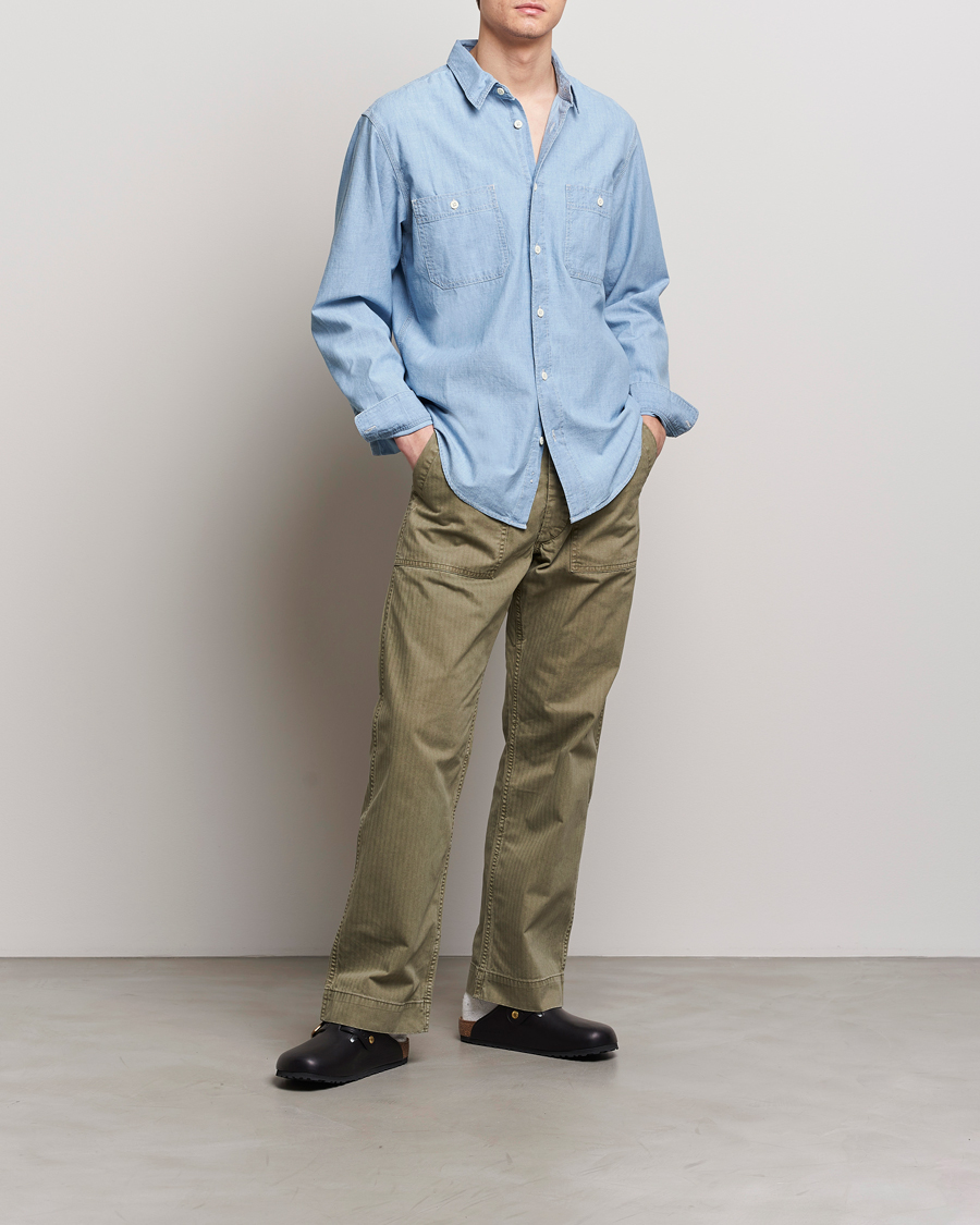 Herren | Hemden | Filson | Chambray CPO Shirt Light Indigo