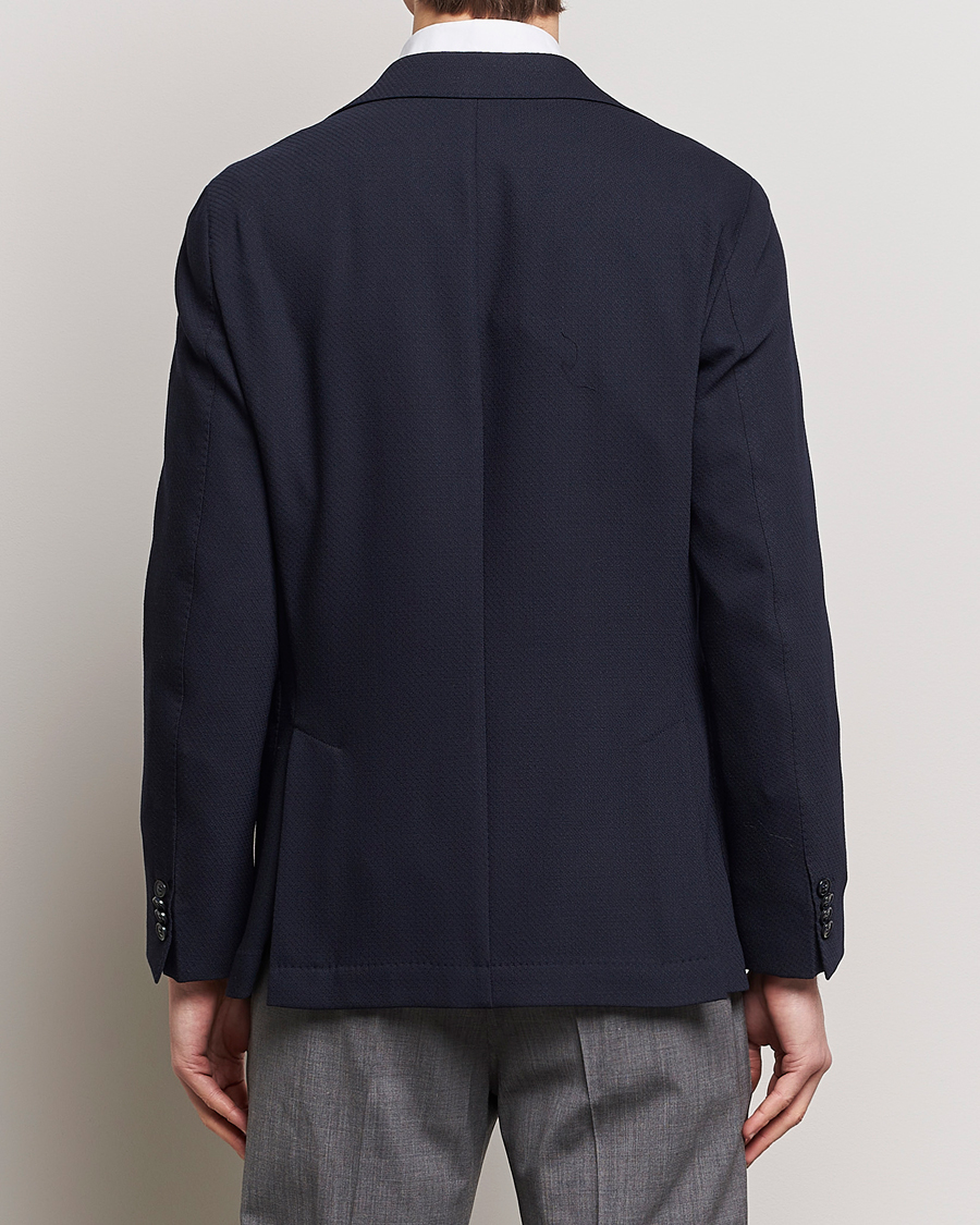 Herren | Sakkos | Oscar Jacobson | Ferry Patch Soft Wool Blazer Navy