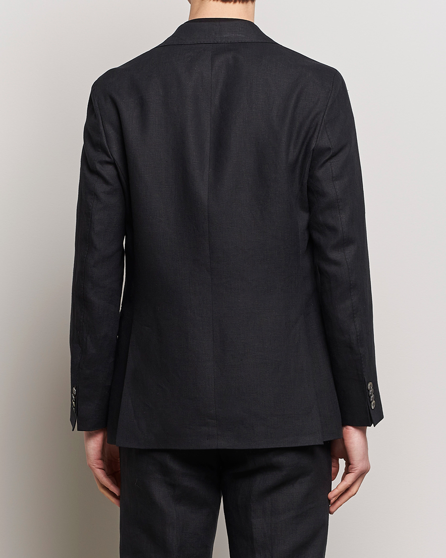 Herren | Sakkos | Oscar Jacobson | Fogerty Linen Blazer Black