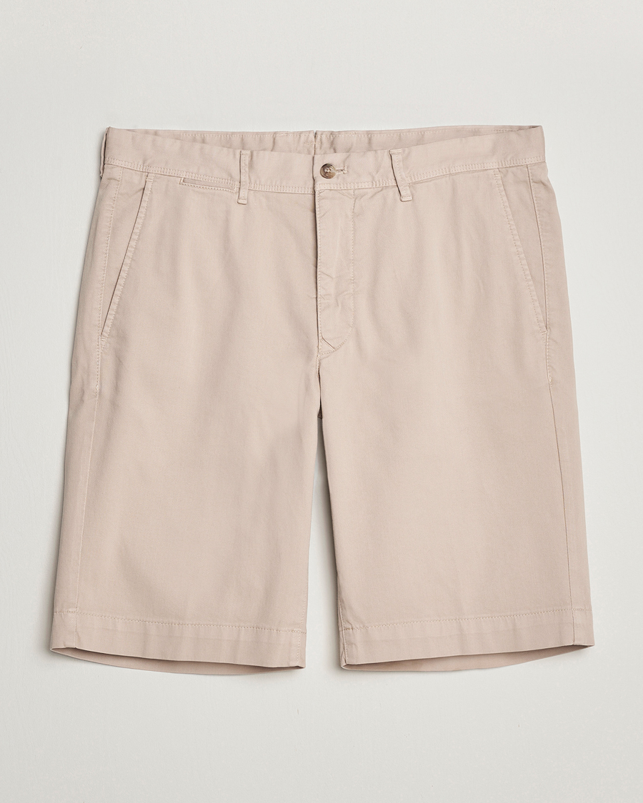 Herren | Shorts | Oscar Jacobson | Teodor Cotton Shorts Beige