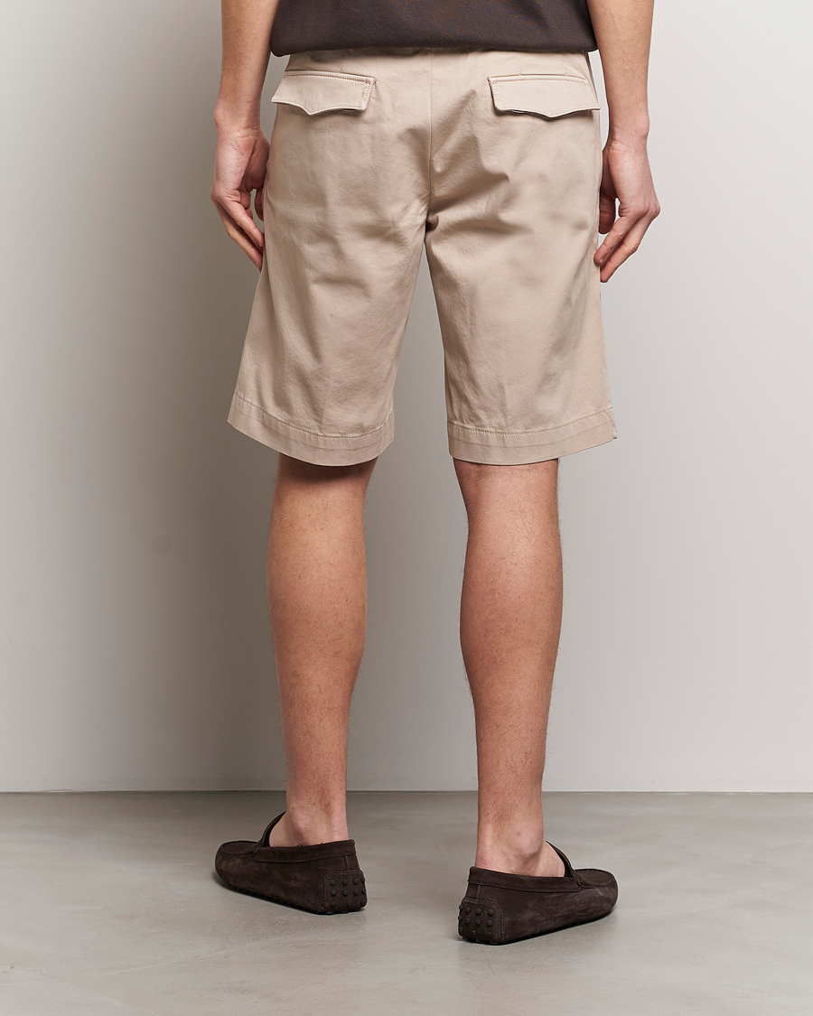Herren | Shorts | Oscar Jacobson | Teodor Cotton Shorts Beige