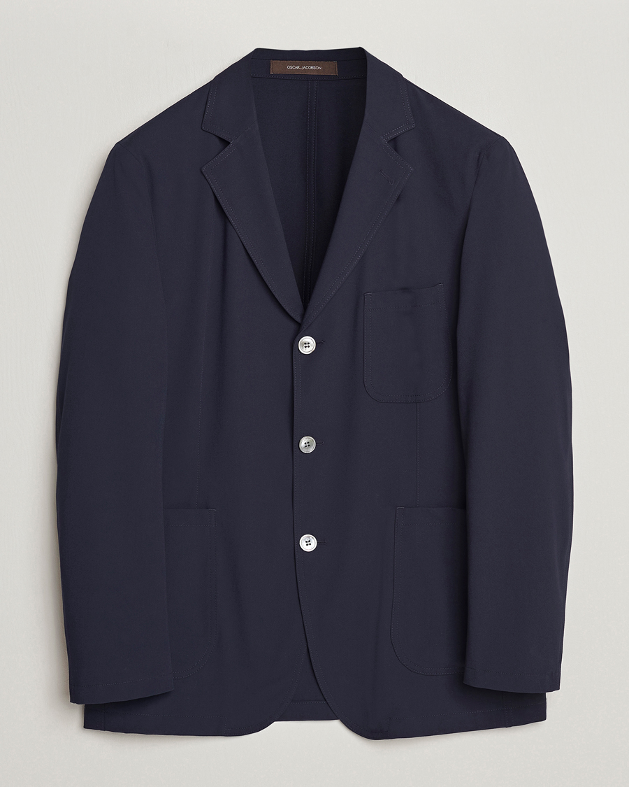Herren | Sakkos | Oscar Jacobson | Faber Stretch Blazer Navy