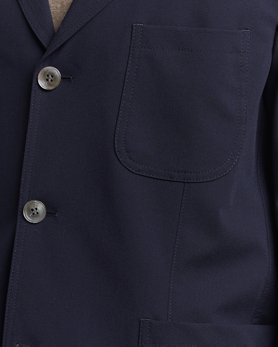 Herren | Sakkos | Oscar Jacobson | Faber Stretch Blazer Navy